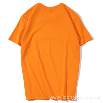 Wholesale Cotton Mens Solid Color Short Sleeve T-shirt